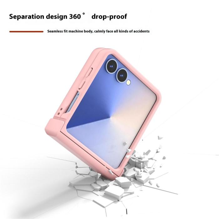 Bild 3, ABEEL ABEEL Samsung Galaxy Z Flip 7 Skal Skin Feel Rosa - Teknikhallen.se