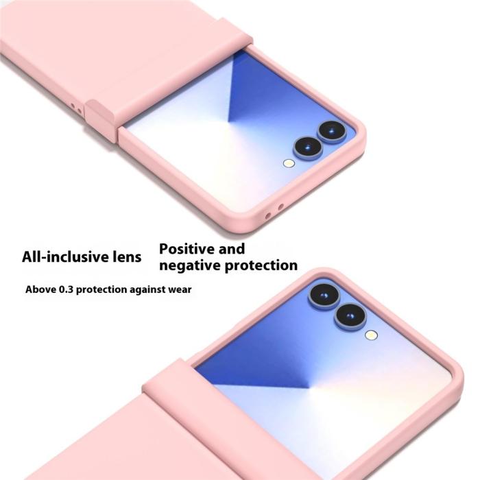 Bild 5, ABEEL ABEEL Samsung Galaxy Z Flip 7 Skal Skin Feel Rosa - Teknikhallen.se