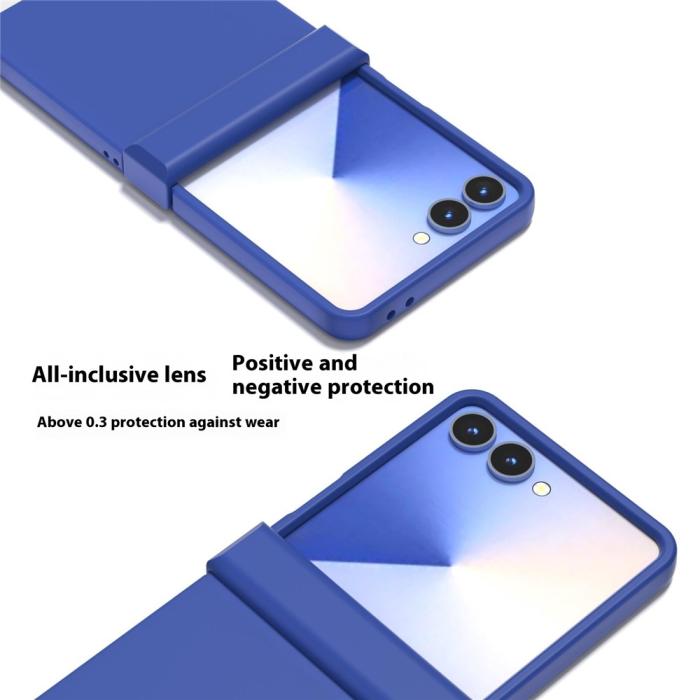 Bild 5, ABEEL ABEEL Samsung Galaxy Z Flip 7 Skal Skin Feel Blå - Teknikhallen.se