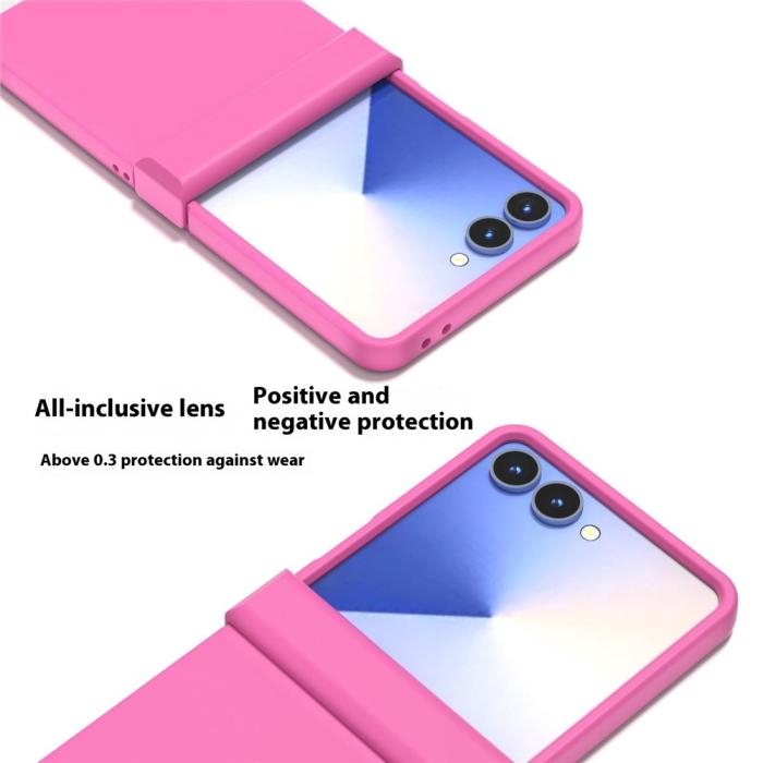 Bild 5, ABEEL ABEEL Samsung Galaxy Z Flip 7 Skal Skin Feel Rosa - Teknikhallen.se