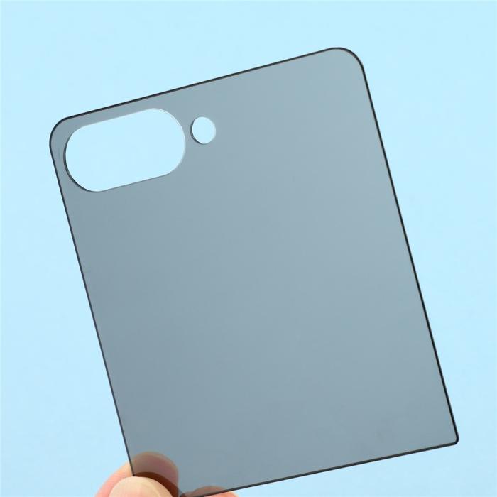 Bild 4,  Samsung Galaxy Z Flip 7 Skärmskydd Härdat Glas Privacy - Teknikhallen.se