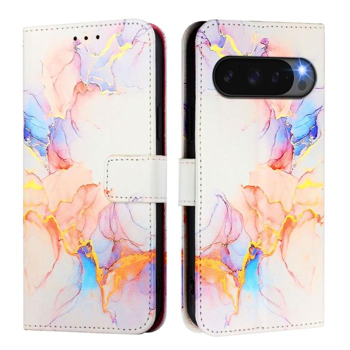 Bild 2,  Google Pixel 10/10 Pro / 9/9 Pro Fodral Marmor Vit - Teknikhallen.se