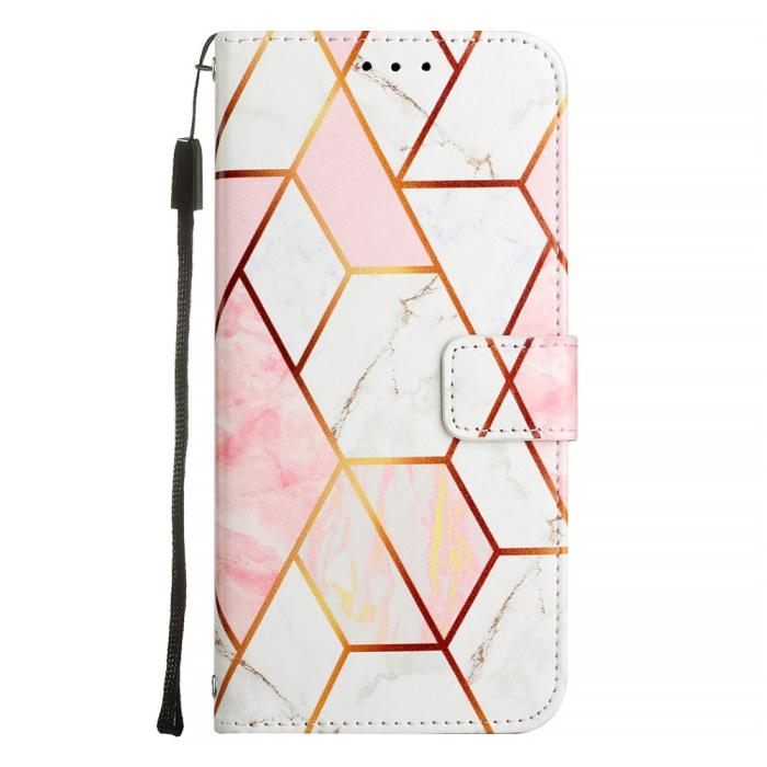 Bild 3,  Google Pixel 10/10 Pro / 9/9 Pro Fodral Marmor Rosa / Vit - Teknikhallen.se