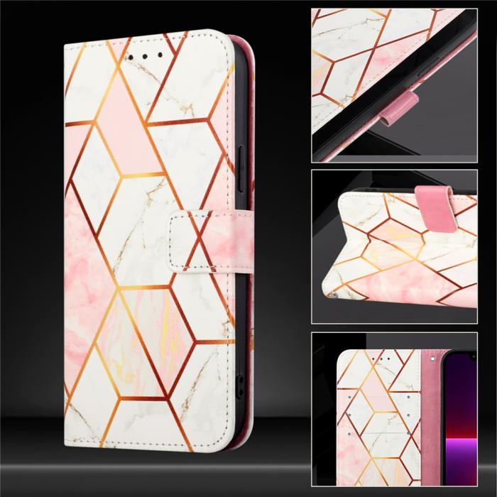 Bild 5,  Google Pixel 10/10 Pro / 9/9 Pro Fodral Marmor Rosa / Vit - Teknikhallen.se