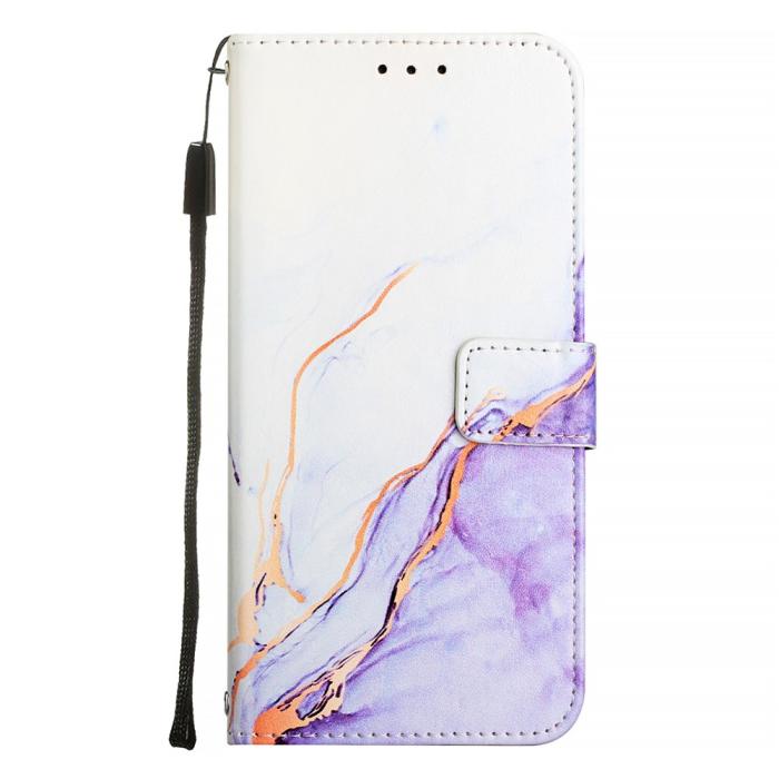 Bild 3,  Google Pixel 10/10 Pro / 9/9 Pro Fodral Marmor Vit / Lila - Teknikhallen.se