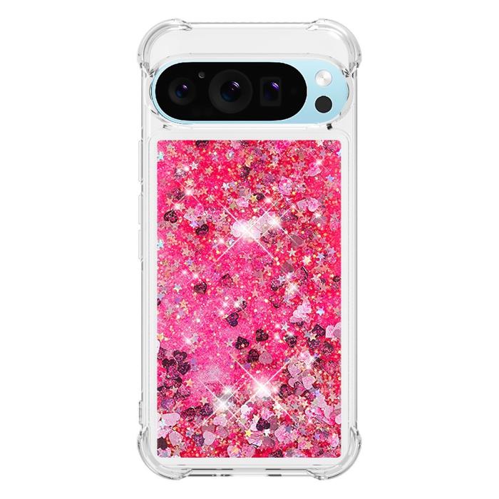 Bild 2,  Google Pixel 10 / 10 Pro Skal Glitter Quicksand Rosa - Teknikhallen.se