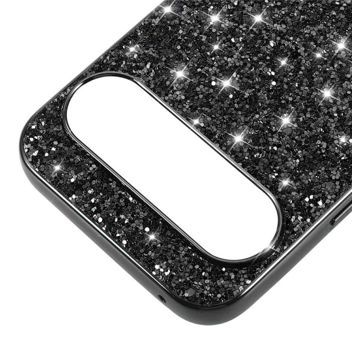 Bild 4,  Google Pixel 10 / 10 Pro Skal Glitter Hybrid Silver - Teknikhallen.se