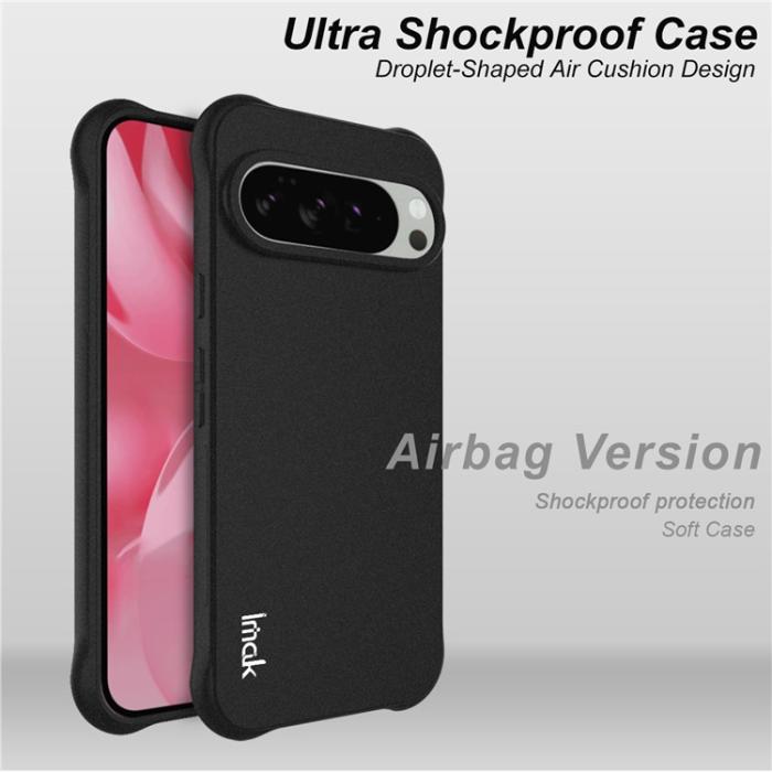 Bild 3, IMAK IMAK Google Pixel 10 / 10 Pro Skal TPU Shockproof Svart - Teknikhallen.se