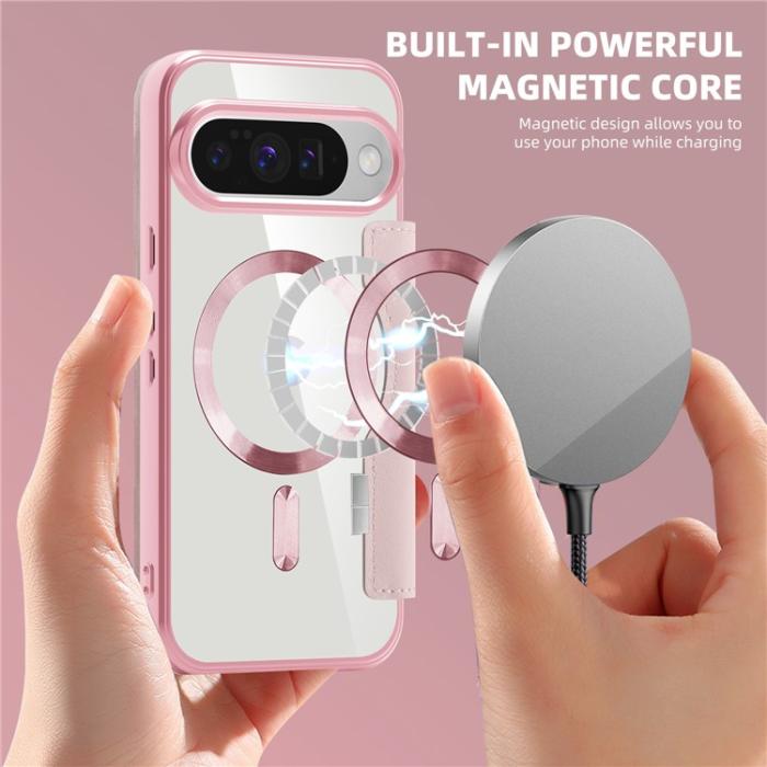 Bild 5,  Google Pixel 10 / 10 Pro Fodral MagSafe Rhombus Rosa - Teknikhallen.se