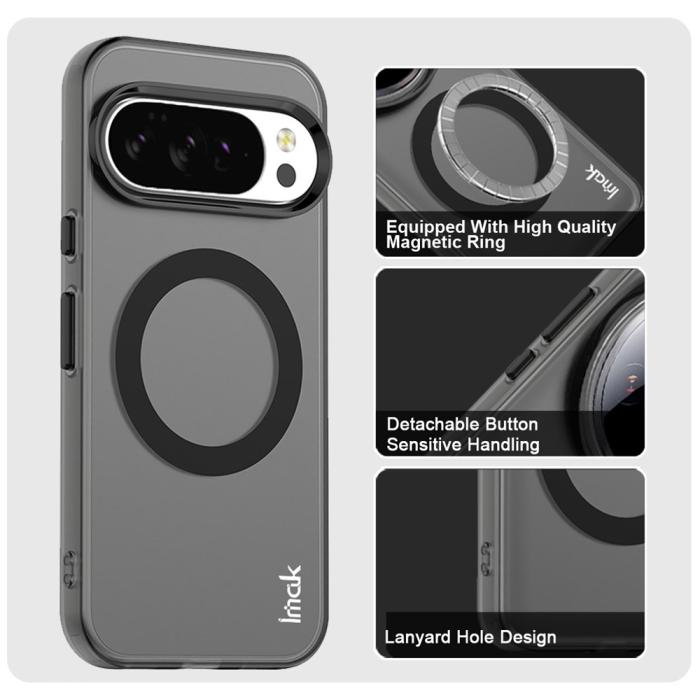 Bild 5, IMAK IMAK Google Pixel 10/10 Pro Skal MagSafe Anti Drop Svart - Teknikhallen.se