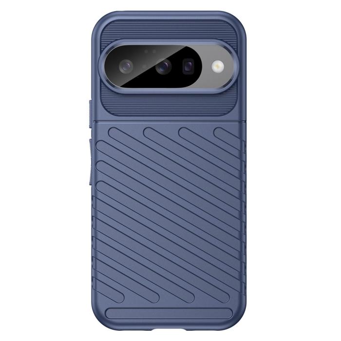 Bild 2,  Google Pixel 10 / 10 Pro Skal Twill Textur Blå - Teknikhallen.se