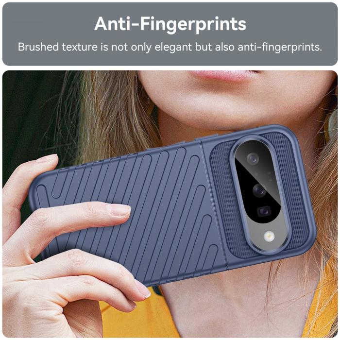 Bild 4,  Google Pixel 10 / 10 Pro Skal Twill Textur Blå - Teknikhallen.se