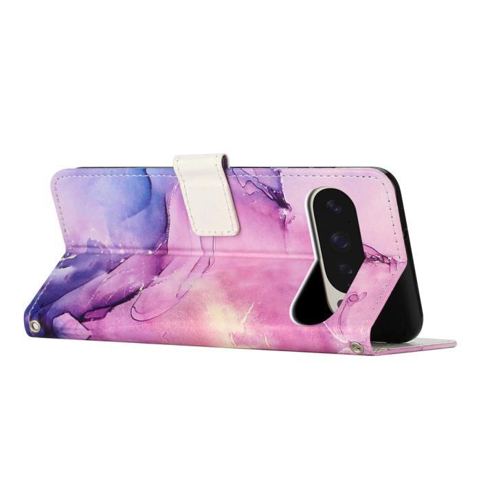 Bild 3,  Google Pixel 10 Pro XL / 9 Pro XL Fodral Marmor Lila - Teknikhallen.se