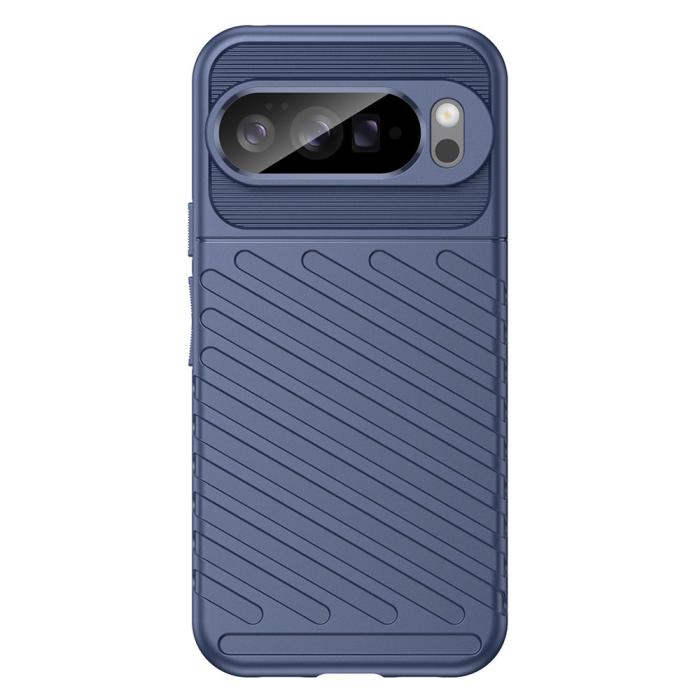 Bild 2,  Google Pixel 10 Pro XL Skal Twill Textur Blå - Teknikhallen.se