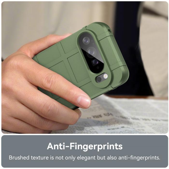 Bild 4,  Google Pixel 10 Pro XL Skal Robust Grön - Teknikhallen.se