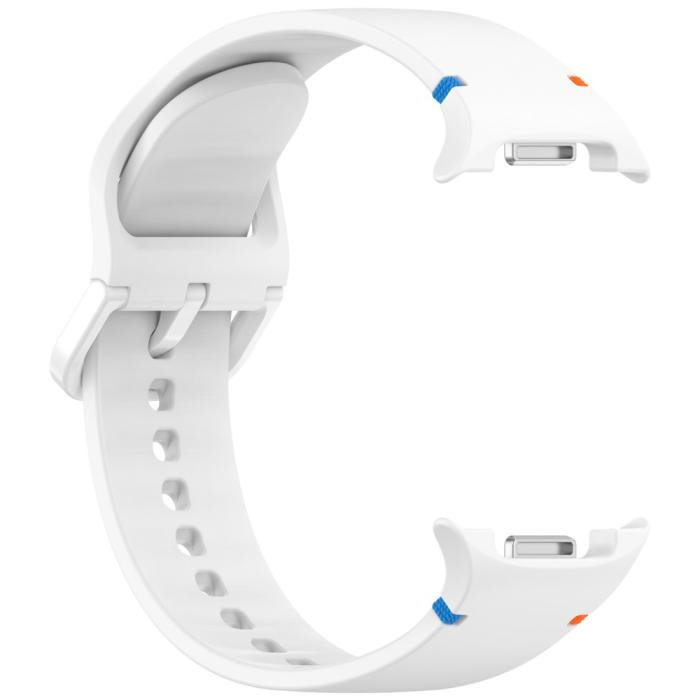 Bild 4,  Galaxy Watch 8 46/44/40 mm Klockarmband Silkon Vit - Teknikhallen.se
