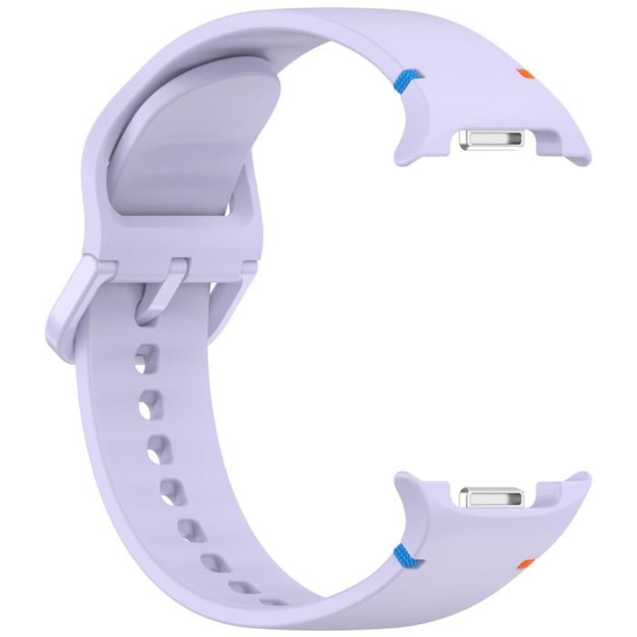 Bild 4,  Galaxy Watch 8 46/44/40 mm Klockarmband Silkon Lila - Teknikhallen.se