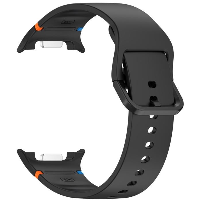 Bild 3,  Galaxy Watch 8 46/44/40 mm Klockarmband Silkon Svart - Teknikhallen.se