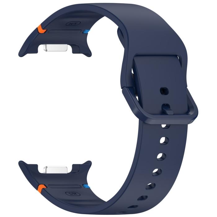 Bild 3,  Galaxy Watch 8 46/44/40 mm Klockarmband Silkon Mörk Blå - Teknikhallen.se