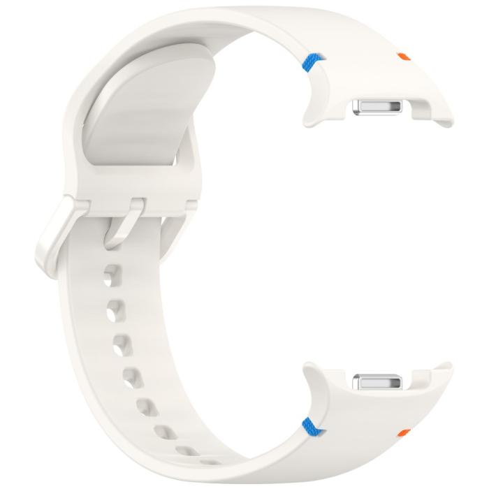 Bild 4,  Galaxy Watch 8 46/44/40 mm Klockarmband Silkon Beige - Teknikhallen.se