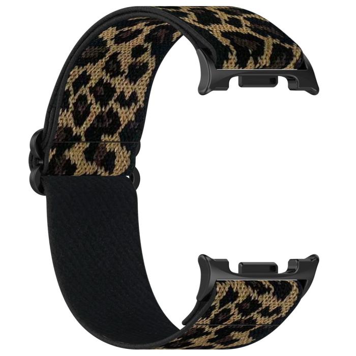 Bild 2,  Galaxy Watch 8 46/44/40 mm Armband Justerbart Nylon Leopard - Teknikhallen.se