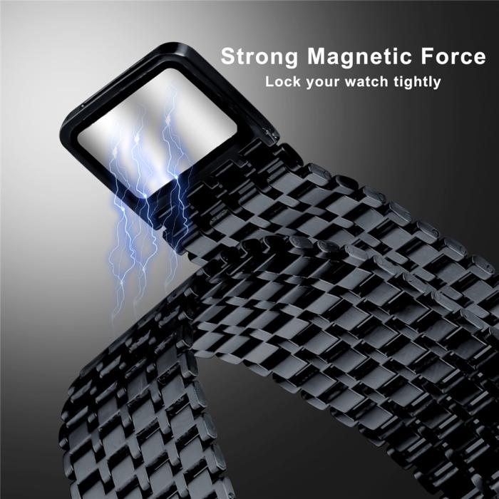 Bild 5,  Galaxy Watch 8 46/44/40 mm Armband Magnetisk Loop Grå - Teknikhallen.se