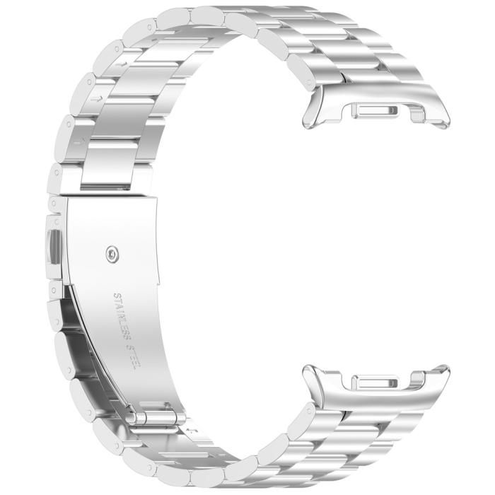 Bild 2,  Galaxy Watch 8 46/44/40 mm Armband Rostfritt Stål Silver - Teknikhallen.se
