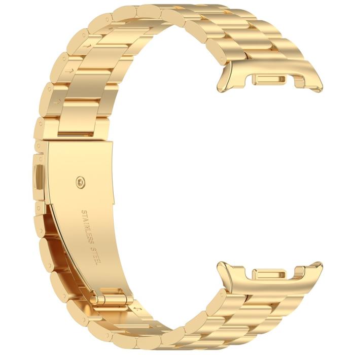 Bild 2,  Galaxy Watch 8 46/44/40 mm Armband Rostfritt Stål Guld - Teknikhallen.se