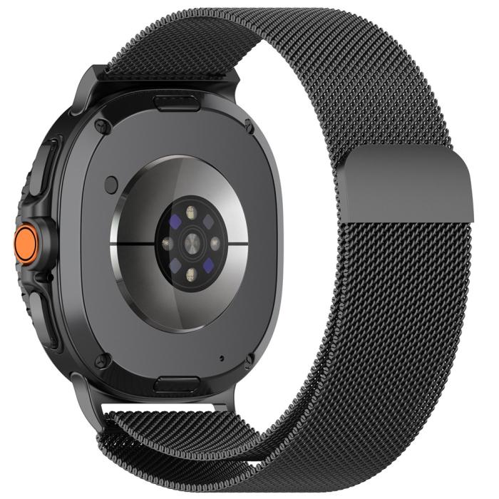 Bild 2,  Galaxy Watch 8 46/44/40 mm Armband Milanese Loop Grå - Teknikhallen.se