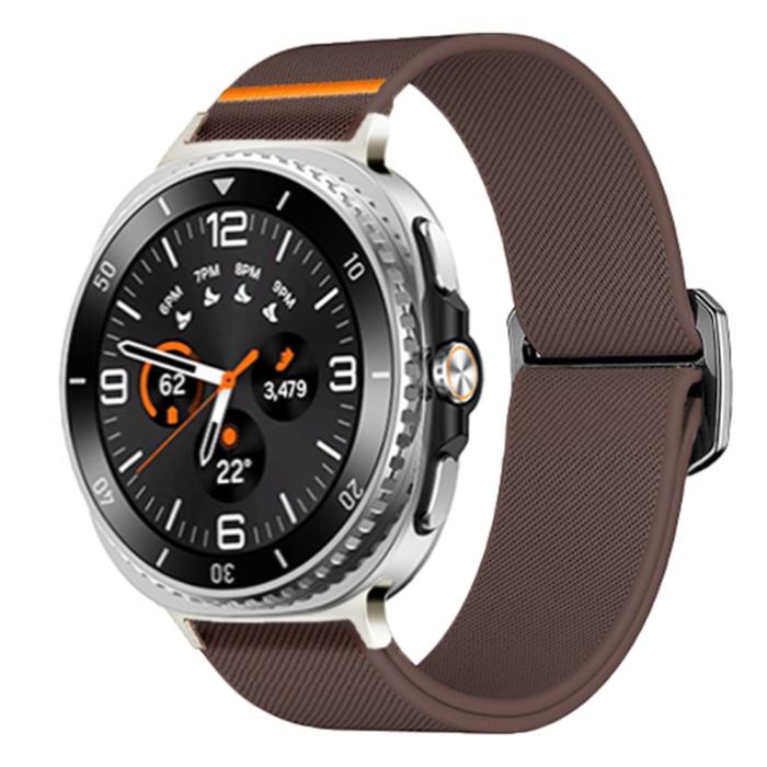 Bild 2,  Galaxy Watch 8 46/44/40 mm Armband Justerbart Nylon Lila - Teknikhallen.se