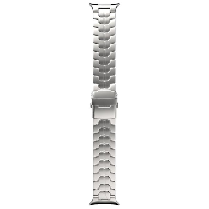 Bild 3,  Samsung Galaxy Watch 8 46/44/40 mm Armband Metall Titanium - Teknikhallen.se