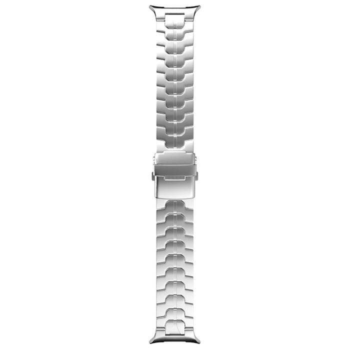 Bild 3,  Samsung Galaxy Watch 8 46/44/40 mm Armband Metall Silver - Teknikhallen.se