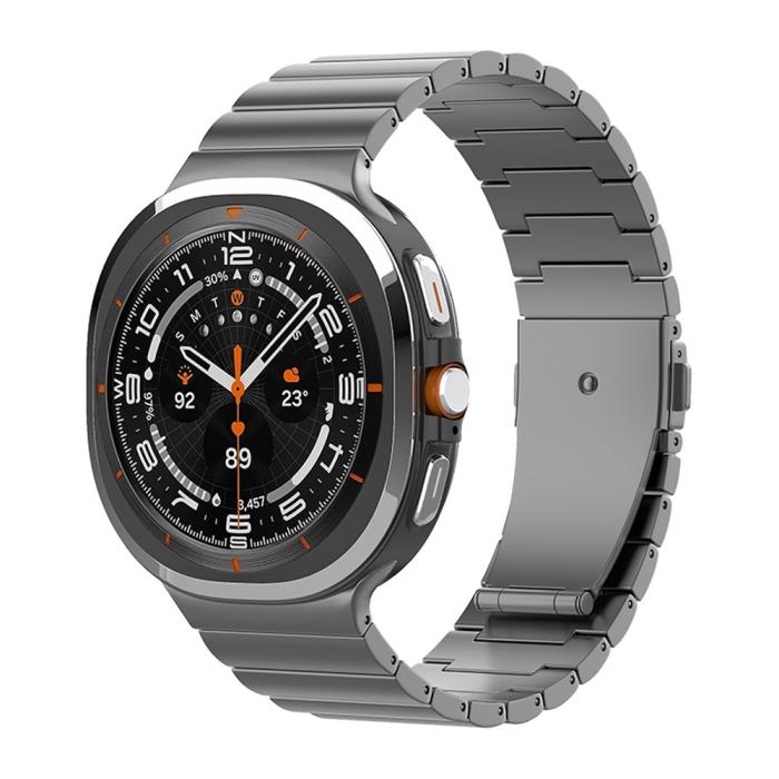 Bild 2,  Samsung Galaxy Watch 8 46/44/40 mm Armband Metall Grå - Teknikhallen.se