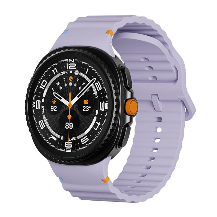 Bild 3, KALEBOL KALEBOL Galaxy Watch 8 46/44/40 mm Armband Wave Lila - Teknikhallen.se
