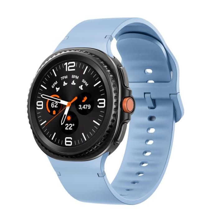 Bild 3, KALEBOL KALEBOL Galaxy Watch 8 46/44/40 mm Armband Silikon Blå - Teknikhallen.se
