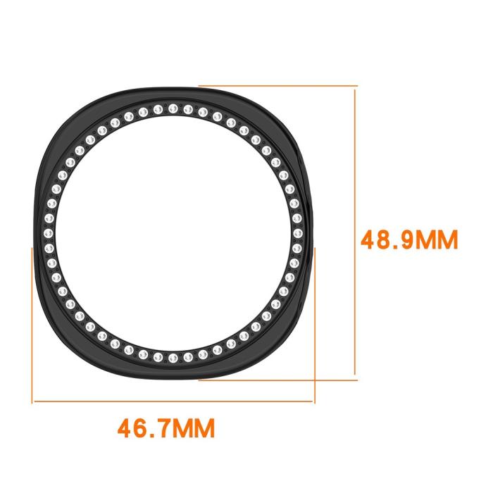 Bild 4,  Samsung Galaxy Watch 8 44 mm Skal Strass Svart - Teknikhallen.se