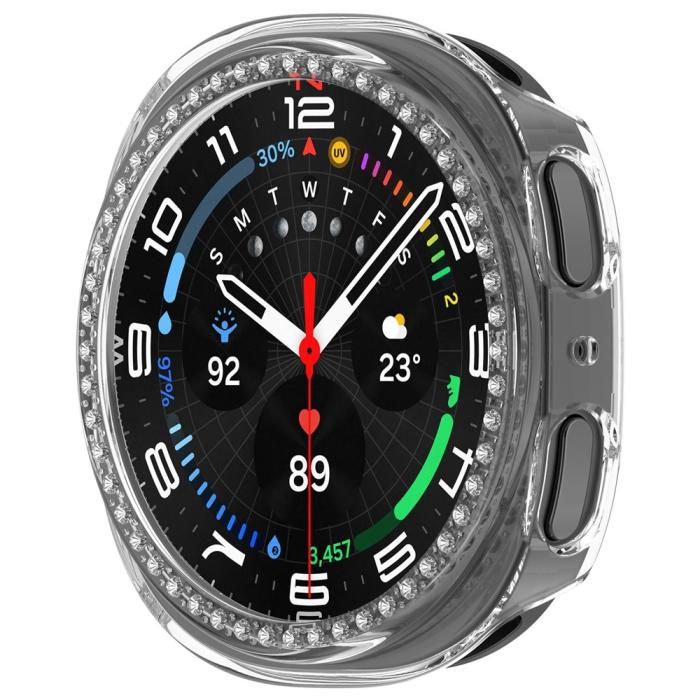 Bild 2,  Samsung Galaxy Watch 8 44 mm Skal Strass Transparent - Teknikhallen.se