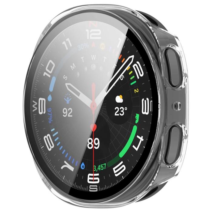 Bild 2,  Galaxy Watch 8 44 mm Skal Med Skärmskydd Transparent - Teknikhallen.se