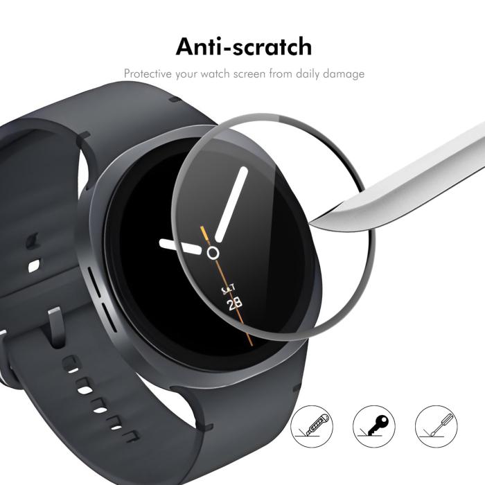 Bild 5, ENKAY ENKAY Samsung Galaxy Watch 8 44 mm Skärmskydd Heltäckande - Teknikhallen.se