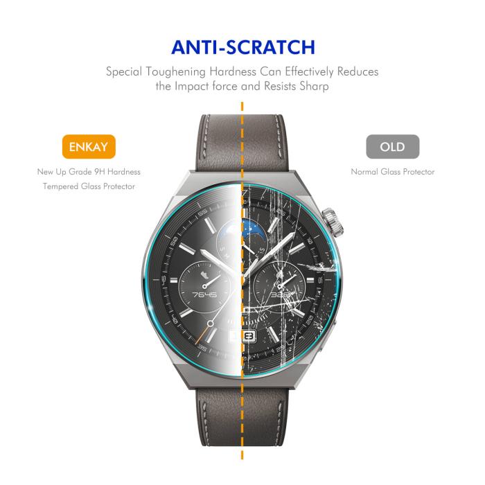 Bild 5, ENKAY ENKAY Samsung Galaxy Watch 8 44 mm Skärmskydd - Teknikhallen.se