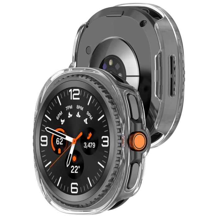 Bild 6,  Samsung Galaxy Watch 8 46 mm Skal Transparent - Teknikhallen.se