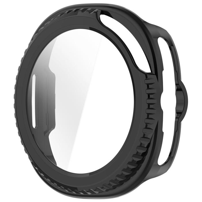 Bild 2,  Samsung Galaxy Watch 8 46 mm Skal Med Skärmskydd Svart - Teknikhallen.se