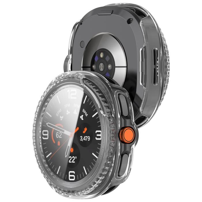 Bild 6,  Galaxy Watch 8 46 mm Skal Med Skärmskydd Transparent - Teknikhallen.se