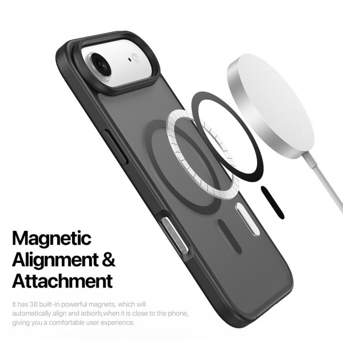 Bild 6, DUX DUCIS DUX DUCIS iPhone Air Skal MagSafe Yind Series Svart - Teknikhallen.se