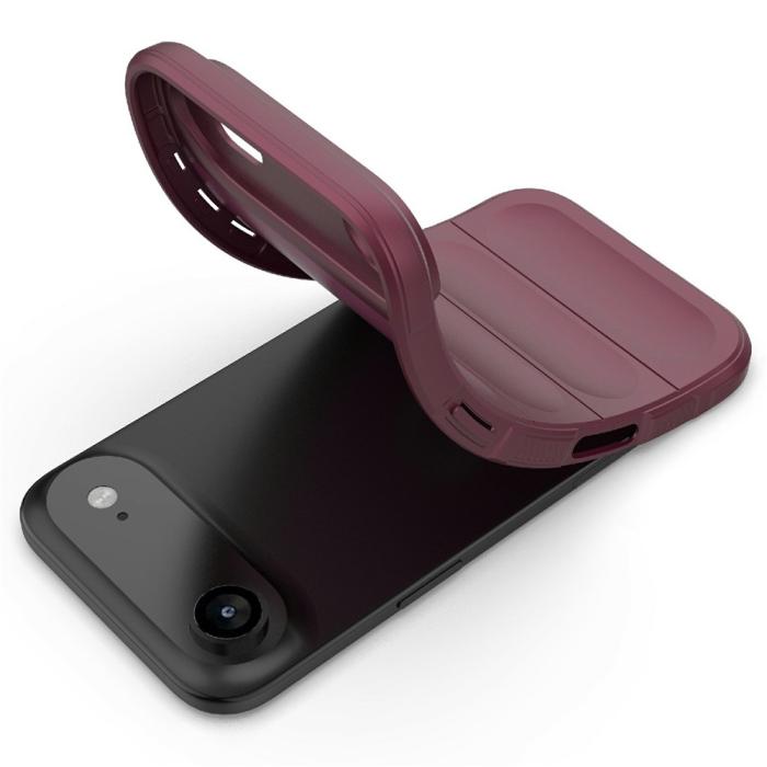 Bild 4,  iPhone Air Skal Magic Shield Vinröd - Teknikhallen.se