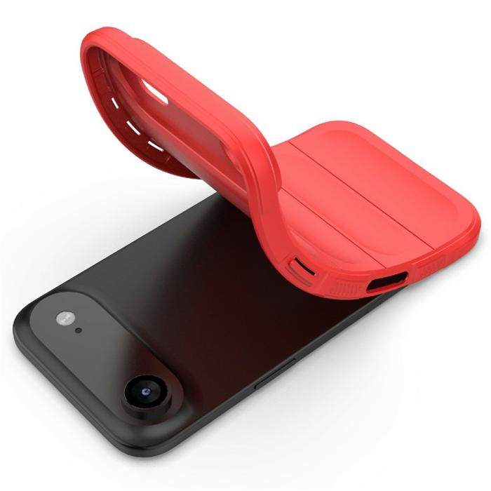 Bild 4,  iPhone Air Skal Magic Shield Röd - Teknikhallen.se