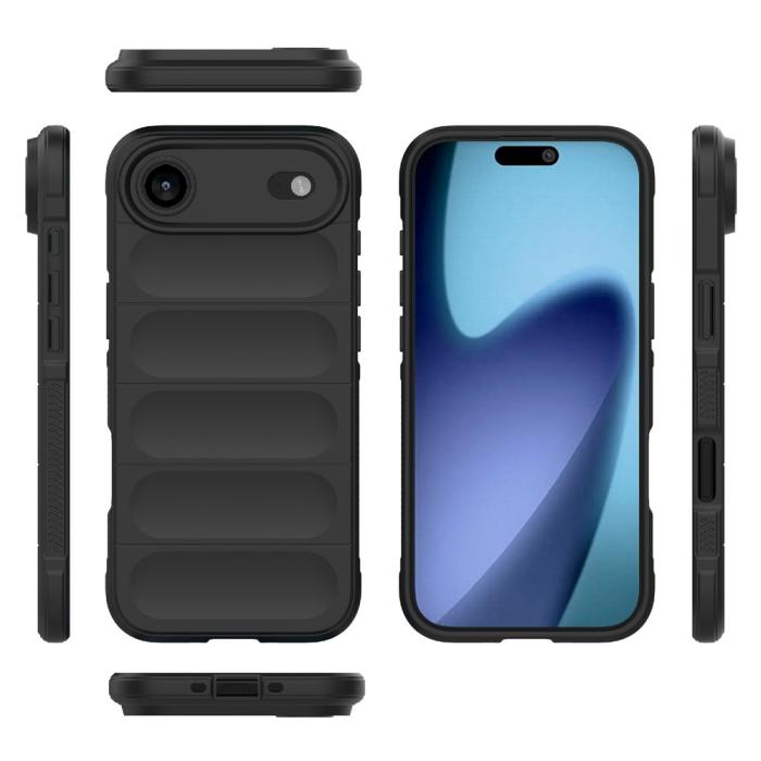 Bild 5,  iPhone Air Skal Magic Shield Svart - Teknikhallen.se