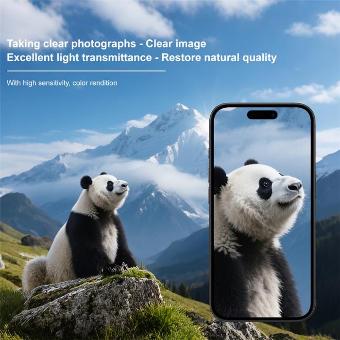 Bild 6, IMAK IMAK iPhone Air Linsskydd Härdat Glas Transparent - Teknikhallen.se