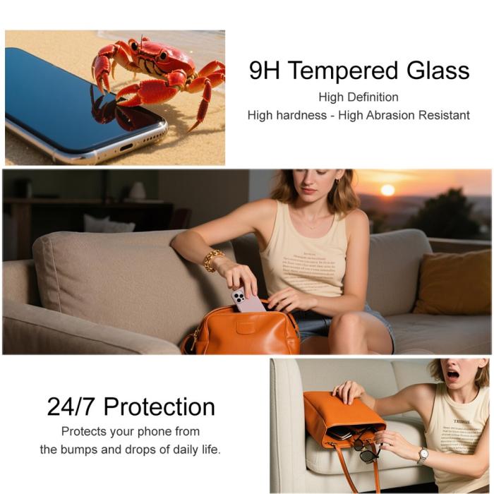 Bild 6, IMAK IMAK iPhone Air Skärmskydd Härdat Glas - Teknikhallen.se