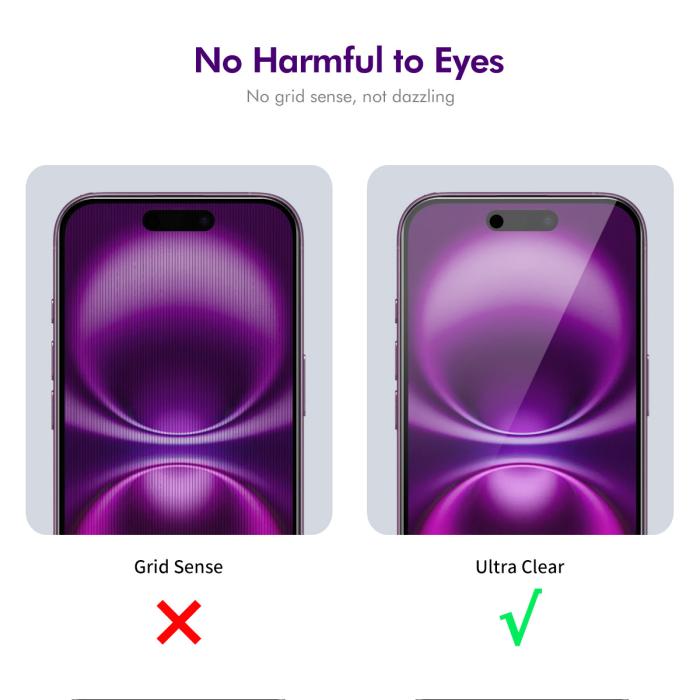 Bild 5, ENKAY ENKAY iPhone Air Skärmskydd Härdat Glas Privacy - Teknikhallen.se